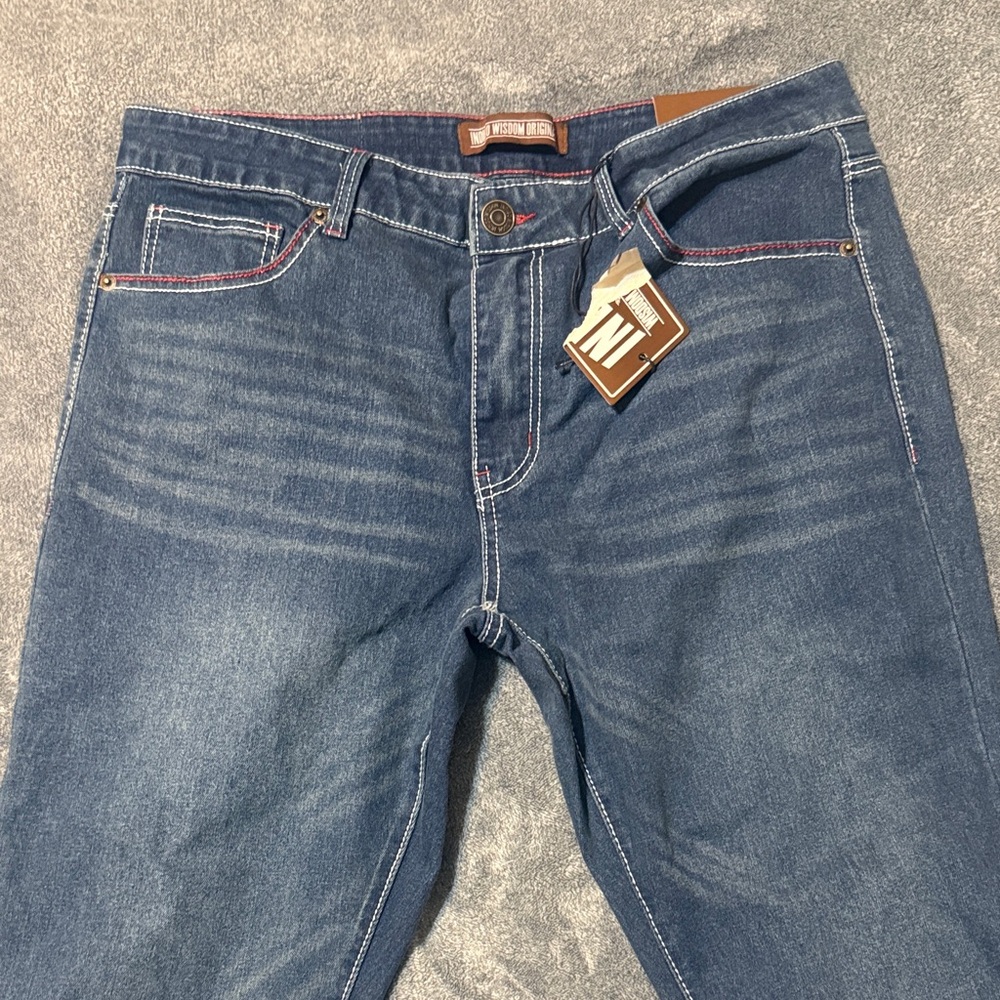 Indigo Straight Fit Denim Jeans